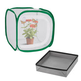Cover Geny vista frontal del mariposario con malla ventilada y acceso fácil
