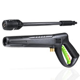 coyardor pistola frontal mostrando empuñadura cómoda y control