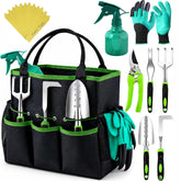 Craft911 frente del kit verde mostrando todas las herramientas y beneficio de organización