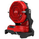CRAFTSMAN ventilador nebulizador frontal mostrando diseño portátil y control fácil