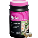 CrystalClear Thrive frente del paquete mostrando 200 tabletas, práctico y económico