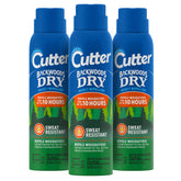 Cutter Backwoods Dry frente del envase mostrando diseño y tamaño
