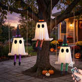 CYSKXYI fantasma columpio frontal mostrando luz cálida y diseño llamativo