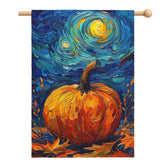 Dacawin bandera frontal con calabaza y hojas, aporta bienvenida otoñal