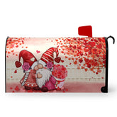 Dacawin frontal del cubre-buzón con corazones rojo, aporta estilo festivo