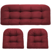 DANGHOOGY cojín loveseat frontal en rojo, aporta comodidad inmediata