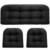 DANGHOOGY cojín loveseat frontal mostrando ajuste y comodidad