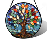 DASTOLL colgante frontal mostrando colores vivos y forma de árbol de la vida