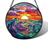 DASTOLL panel frontal nubes y olas aporta color brillante