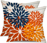 DFXSZ fundas frontales pack de 2 azul naranja con diseño vibrante y protección