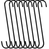 DINGEE paquete frontal 8 ganchos S mostrando almacenamiento eficiente