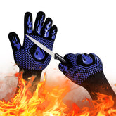 DKHDBD guantes BBQ frente azul, protección y agarre seguro