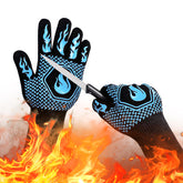 DKHDBD guantes vista frontal, aspecto celeste y diseño antideslizante