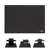 DocSafe tapete frontal 48x36 protegiendo terraza con parrilla