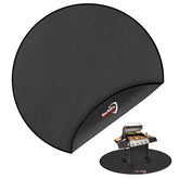 DocSafe tapete redondo frontal mostrando protección completa y forma estable