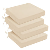 downluxe cojín frontal beige mostrando acabado y forma confortable