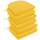 downluxe cojín frontal empaque amarillo, mejora confort patio