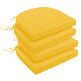 downluxe cojin frontal mostrando color amarillo y ajuste perfecto en silla