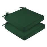 downluxe cojín frontal verde bosque muestra acabado y confort