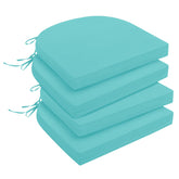 downluxe cojín frontal abierto mostrando forma y color teal, confort instantáneo