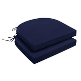 downluxe cojines pack 2 vista frontal mostrando color marino y grosor, mayor confort