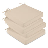 downluxe paquete frontal con 4 cojines beige, fácil almacenamiento