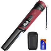 DR.ÖTEK vista frontal del pinpointer rojo, diseño compacto y portátil con precisión