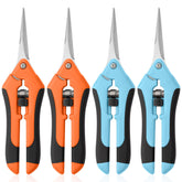 Drametic+ tijeras de poda frente mostrando colores azul y naranja y almacenamiento organizado