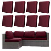 DREAHOTEXTIL vista frontal paquete 8 fundas, renueva cojines rápido