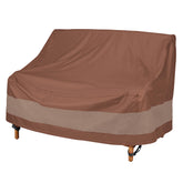 DUCKCOVERS vista frontal de loveseat protegido, mantiene muebles secos