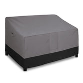 Easy-Going vista frontal de la funda cubriendo un loveseat, protección completa