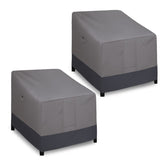 Easy-Going vista frontal de la funda protegiendo silla, protección impermeable