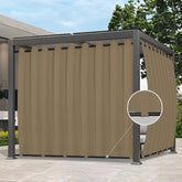 Easy-Going panel frontal khaki mostrando apariencia y privacidad mejorada