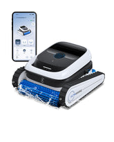 ECOVACS Ultramarine P1 vista frontal mostrando diseño portátil y autonomía