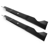 Ecreban cuchilla frontal 46" mostrando ajuste preciso y corte uniforme