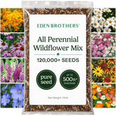 Eden Brothers empaque frontal mostrando la mezcla y beneficios para jardinería
