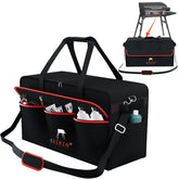 EDIBIN vista frontal de la funda 22" protegiendo la parrilla y facilitando transporte