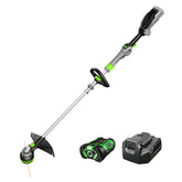 EGO Power+ vista frontal del cuerpo y empuñadura para control cómodo
