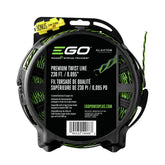 EGO Power+ paquete frontal AL2470B mostrando carrete y etiquetado, beneficio: fácil identificación y gran capacidad