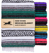 El Paso Designs manta frontal hunter green mostrando color y patrón, aporta confort visual