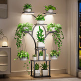 Elbourn soporte frontal 8 niveles para mostrar muchas plantas eficientemente