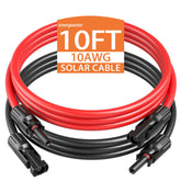 energeaster cable frontal con conectores mc4, conexión segura y resistente