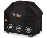 Enzeno funda frontal mostrando ajuste y protección contra la lluvia