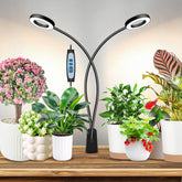 Eurbolan luz de cultivo frontal mostrando el anillo halo y diseño elegante