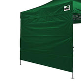 Eurmax panel lateral frontal mostrando cobertura y color verde bosque para sombra
