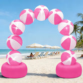 Eyourlife arco inflable frontal mostrando entrada festiva y bienvenida