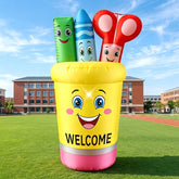 Eyourlife frontal del portalápices inflable como punto focal decorativo