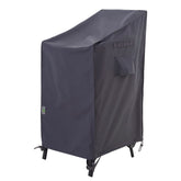 F&J Outdoors vista frontal de la funda protegiendo una silla, protección completa