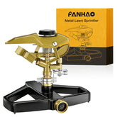 FANHAO aspersor frontal metálico mostrando diseño robusto y fijación segura