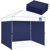 FANPAT panel lateral frontal en azul marino mostrando cobertura completa